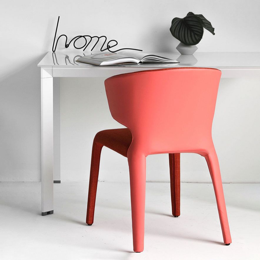 Modern Metal Dining Room Chair Wingback Arm Single Chair for Home Use Clearhalo ' kitchen&dining_furn' 'Dining Chairs' 'Dining Tables & Seating' 'dining_chair' 'furn' 'furn_dining_chair' 'Furniture' 'furniture_dining_chair' 'Kitchen & Dining Furniture' 'kitchen' 1200x1200_b4272ce5-a1d7-435e-9c49-5a235dcd5f01