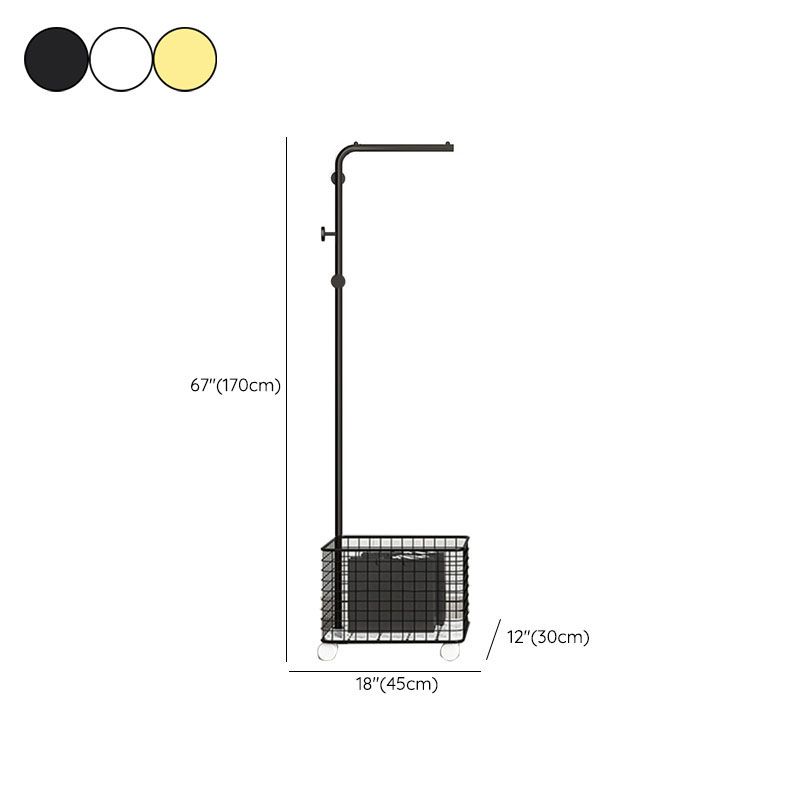 Luxueux métal-coucher panier de panier de rangement de rangement de détail.