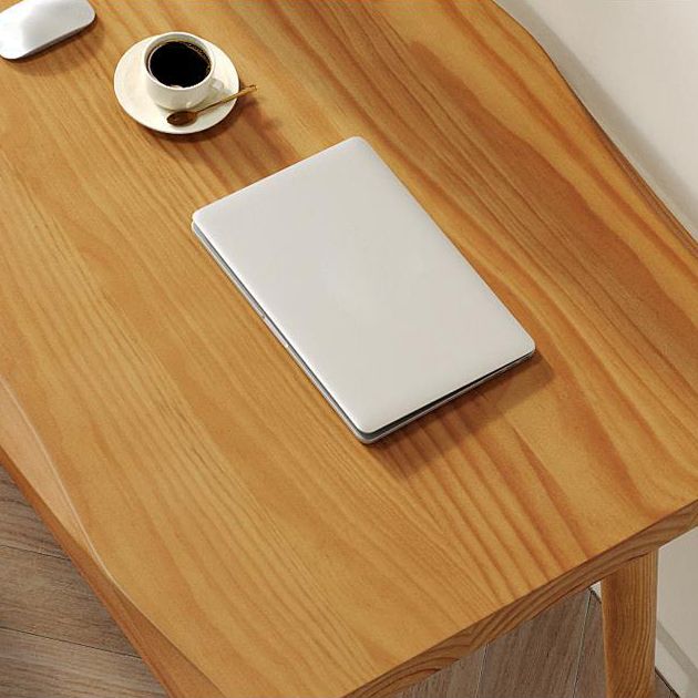 Bureau de bureau en bois massif contemporain du bureau rectangulaire pour le bureau