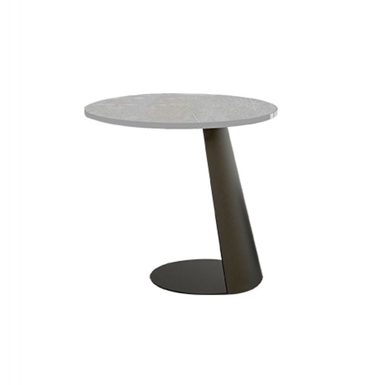 Tavolino rotondo in ardesia moderno tavolo da cocktail in metallo