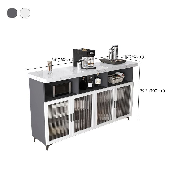 Modern Rectangle Bar Table Faux Marble Storable Table for Living Room Clearhalo 'Bar Furniture' 'Bar Tables' 'bar_tables' 'furn' 'furn_bar_tables' 'Furniture' 'Kitchen & Dining Furniture' 1200x1200_b42b1f89-4067-4726-a75d-ab845a3d6c70
