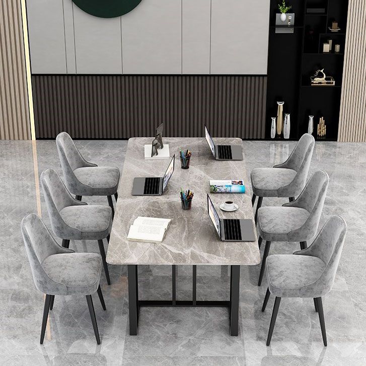 Curved Meeting Table Home Office Sintered Stone Modern Writing Desk Clearhalo 'furn' 'furn_office_desk' 'Furniture' 'furniture_office_desk' 'Office Desks' 'Office Furniture' 'office_desk' 1200x1200_b42bc60c-ef09-43a0-b80b-ac134ff2048c