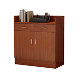 Mitte des Jahrhunderts moderner Speicherschrank quadratischer Akzentschrank mit Schublade