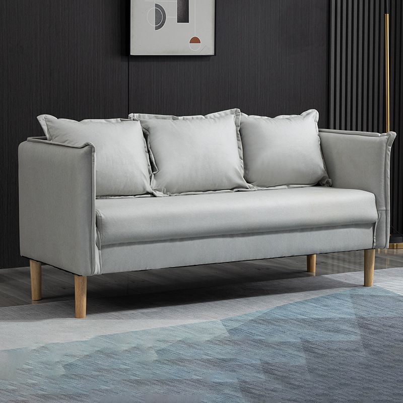 3 Seater 26.3"H Faux Leather Square Arm Sofa for Living Room Clearhalo 'furn' 'furn_sofas' 'Furniture' 'furniture_sofas' 'Living Room Furniture' 'Sofa' 'sofas' 1200x1200_b42ce79e-f1d5-4a72-a351-e3c1b6f2c7a5