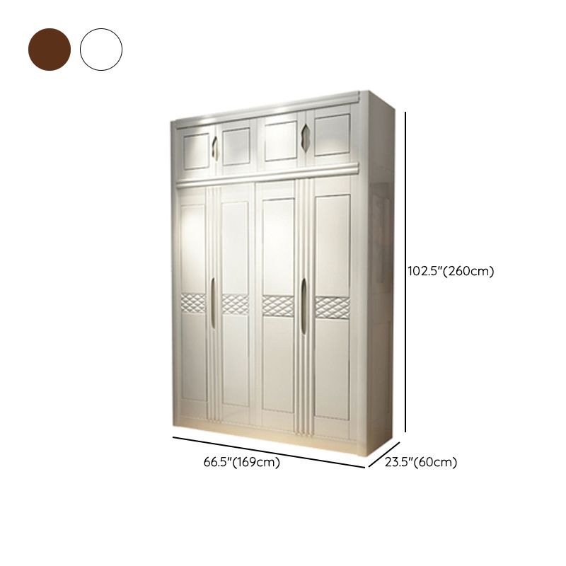 French Country Style Ward Armoire Wooden Wardrobe for Bedroom Clearhalo 'Armoires & Wardrobes' 'armoires_wardrobes' 'Bedroom Furniture' 'furn' 'furn_armoires_wardrobes' 'Furniture' 1200x1200_b42daf03-2b51-4ac7-87c0-54f73012081c