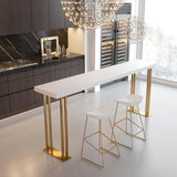 Style contemporain Metalless Bar-Bar Bar Pu Leather Count-Bar Tabouret pour cuisine