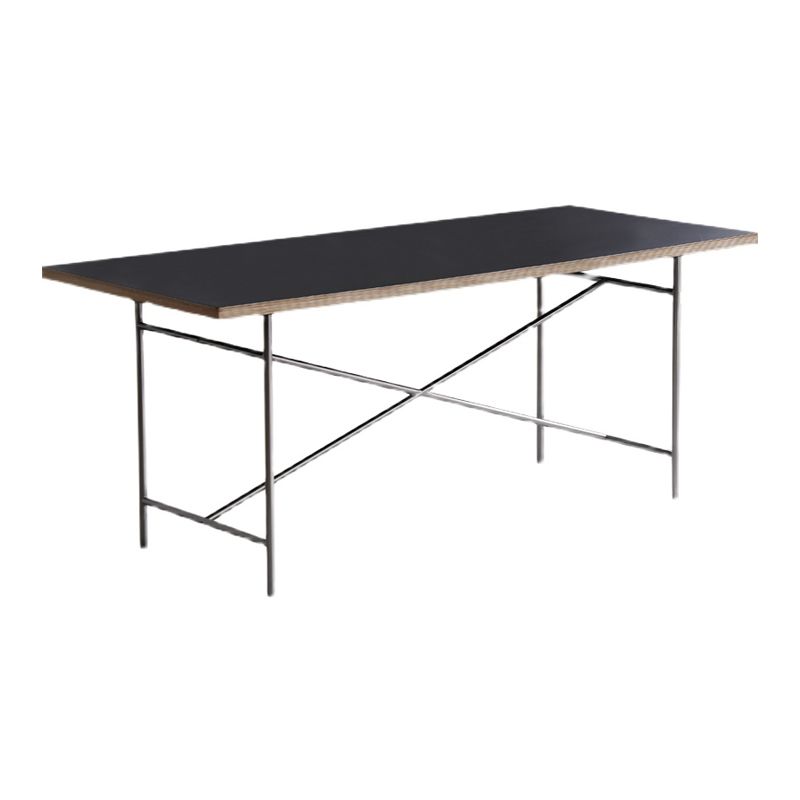 Rectangle Shape Dining Table Solid Wood Table Luxury Style with Sled Base Clearhalo ' dining_table' 'Dining Tables & Seating' 'Dining Tables' 'furn' 'furn_dining_table' 'Furniture' 'furniture_dining_table' 'Kitchen & Dining Furniture' 'kitchen&dining_furn' 'kitchen' 'kitchen_dining_table' 1200x1200_b4300553-bf5c-40a8-a45a-af26d2cd4bec