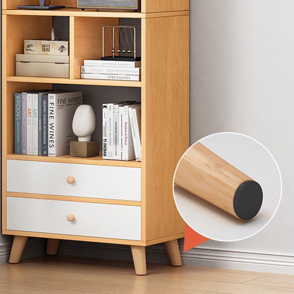 Modern Style Bookshelf Engineer Wood Bookcase for Study Room