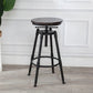 Industrial Armless Elevatable Counter Stool Iron Bar Stool with Pedal for Cafe Clearhalo 'Bar Furniture' 'Bar Stools' 'bar_stools' 'furn' 'furn_bar_stools' 'Furniture' 'Kitchen & Dining Furniture' 1200x1200_b430758c-d388-4810-88b9-c53ed9d21ee3