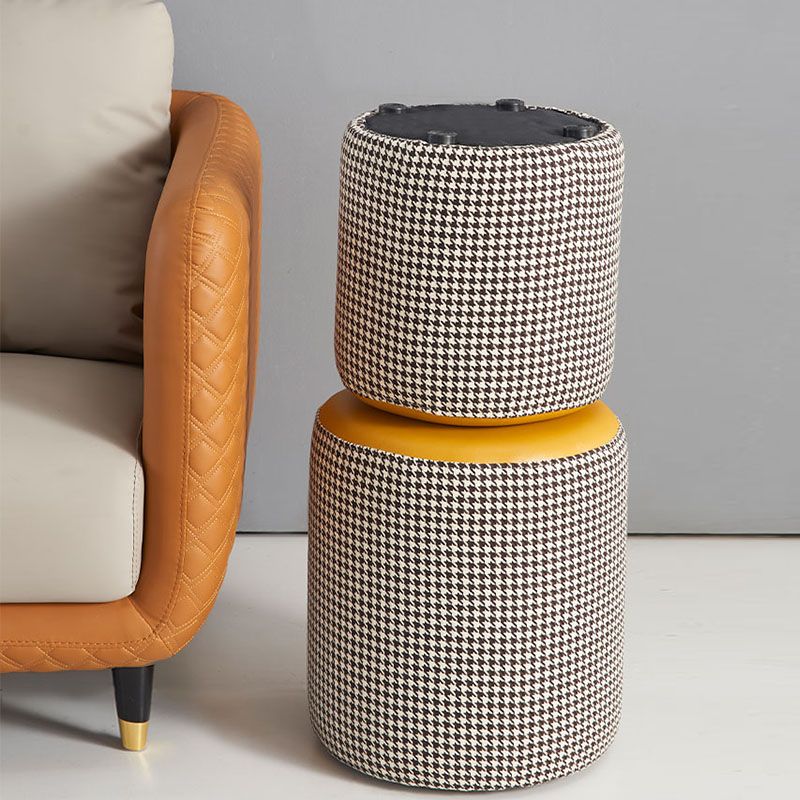 Modern Stain Resistant Pouf Round Shape Pouf for Living Room Clearhalo 'furn' 'furn_ottomans_poufs' 'Furniture' 'Living Room Furniture' 'Ottomans & Poufs' 'ottomans_poufs' 1200x1200_b431d38d-7479-4d30-883e-e66514c43ac9