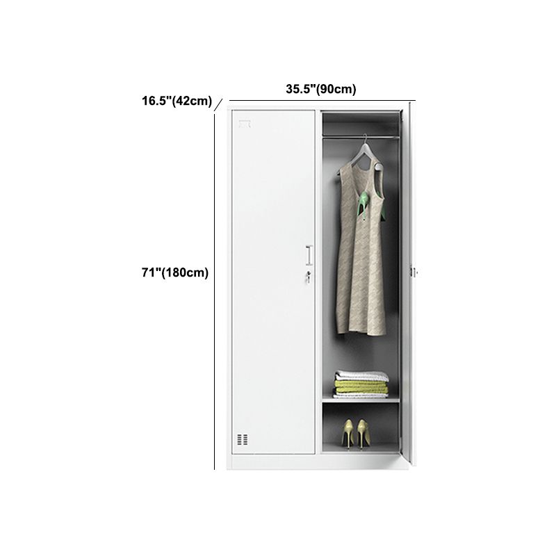 Metalen witte opbergkast eigentijdse kast voor badkamer