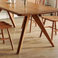 Modern Pine Wood Table for Restaurant Rectangle Dining Table in Nature with 4 Legs Clearhalo 'Dining Tables & Seating' 'Dining Tables' 'dining_table' 'furn' 'furn_dining_table' 'Furniture' 'furniture_dining_table' 'Kitchen & Dining Furniture' 'kitchen' 'kitchen_dining_table' 1200x1200_b433e6bd-b821-40cf-918d-742a7539b483