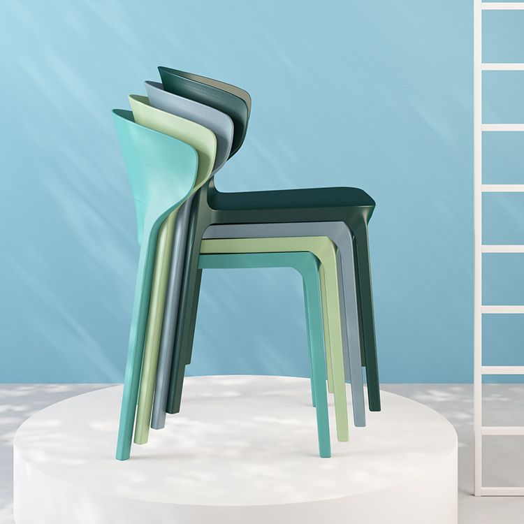 Modern Plastic Indoor Chair 35"H Wingback Side Dining Chair for Restaurant Clearhalo ' kitchen&dining_furn' 'Dining Chairs' 'Dining Tables & Seating' 'dining_chair' 'furn' 'furn_dining_chair' 'Furniture' 'furniture_dining_chair' 'Kitchen & Dining Furniture' 'kitchen' 1200x1200_b434fedd-139a-4eb9-849c-00138263a6c0