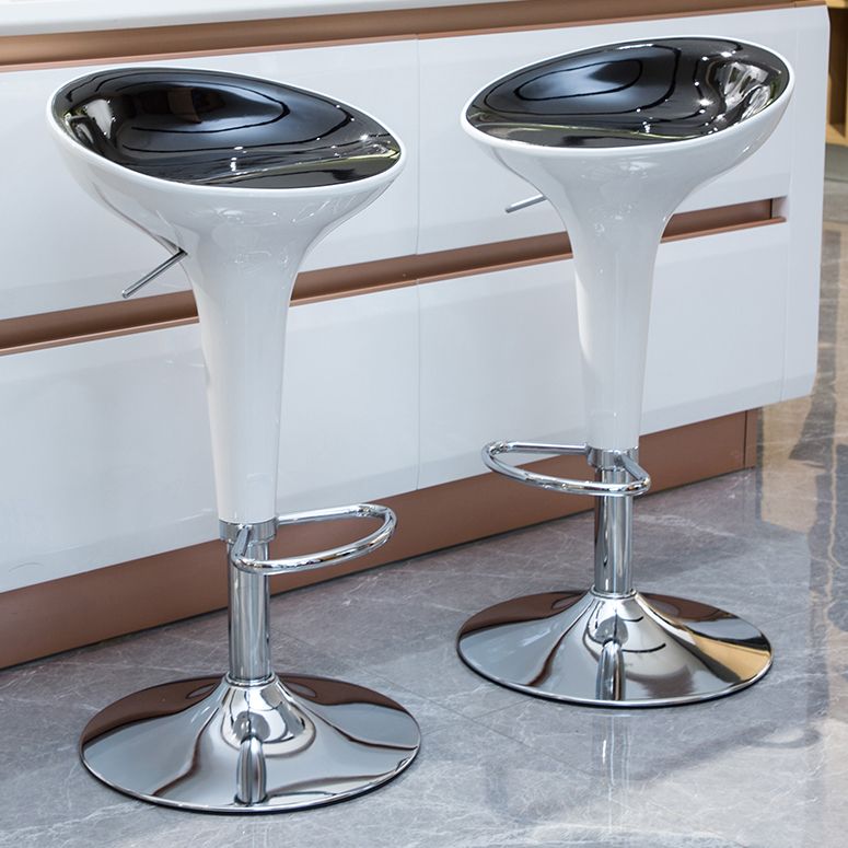 Modern Liftable Rotatable Counter Stool Steel Household Bar Stool with Pedal Clearhalo 'Bar Furniture' 'Bar Stools' 'bar_stools' 'furn' 'furn_bar_stools' 'furniture_bar_stools' 'Kitchen & Dining Furniture' 'kitchen&dining_furn' 'kitchen' 'kitchen_furn' Furniture' 1200x1200_b434ff7a-310d-4437-bbe9-023eecb0b37c