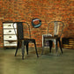 Industrial Dining Chair Slat Back Chair with 4 Metal Legs for Home Use Clearhalo ' kitchen&dining_furn' 'Dining Chairs' 'Dining Tables & Seating' 'dining_chair' 'furn' 'furn_dining_chair' 'Furniture' 'furniture_dining_chair' 'Kitchen & Dining Furniture' 'kitchen' 1200x1200_b4357dd7-e0e8-4f33-9b86-cac5ec2f427f