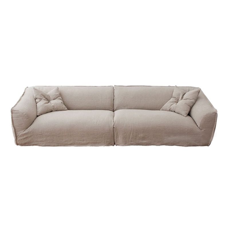 Linen Modern Sofa 38.5 "W Pillow Top Arm Sofa for Living Room Clearhalo 'furn' 'furn_sofas' 'Furniture' 'furniture_sofas' 'kitchen' 'kitchen_sofas' 'Living Room Furniture' 'Sofa' 'sofas' 1200x1200_b4398c98-5a70-4f3d-83fc-4d5745a75ddc