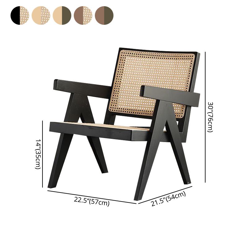 Traditional Wood Dining Chair Cane Back Dining Arm Chairs for Home Use Clearhalo ' kitchen&dining_furn' 'Dining Chairs' 'Dining Tables & Seating' 'dining_chair' 'furn' 'furn_dining_chair' 'Furniture' 'furniture_dining_chair' 'Kitchen & Dining Furniture' 'kitchen' 1200x1200_b43c4554-3b60-42d4-9370-eec598b92afc