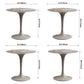 Round Contemporary Dining Table Brown Tone Fixed Table of Sintered Stone Clearhalo ' dining_table' 'Dining Tables & Seating' 'Dining Tables' 'furn' 'furn_dining_table' 'Furniture' 'furniture_dining_table' 'Kitchen & Dining Furniture' 'kitchen&dining_furn' 'kitchen' 'kitchen_dining_table' 1200x1200_b43db1e2-294c-462c-a241-bc43d3ad782d