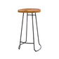 Armless Dining Stools Modern Bar Stools with Black Metal Base Clearhalo 'Bar Furniture' 'Bar Stools' 'bar_stools' 'furn' 'furn_bar_stools' 'Furniture' 'Kitchen & Dining Furniture' 1200x1200_b43df60d-f4da-4929-90c0-a08bba6d0079
