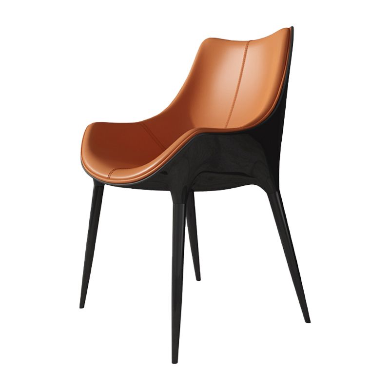 Contemporary Style Dining Chairs Kitchen Arm Side Chairs with Metal Legs Clearhalo ' kitchen&dining_furn' 'Dining Chairs' 'Dining Tables & Seating' 'dining_chair' 'furn' 'furn_dining_chair' 'Furniture' 'furniture_dining_chair' 'Kitchen & Dining Furniture' 'kitchen' 1200x1200_b44150eb-10ab-44ef-8b07-4d5fd0aa49d5