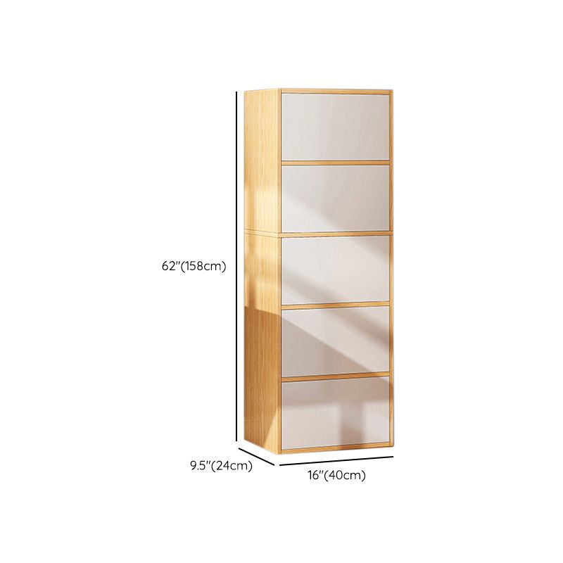 Contemporary Manufactured Wood Accent Cabinet Standard Storage Cabinet Clearhalo 'Cabinets & Chests' 'cabinets_chests' 'furn' 'furn_cabinets_chests' 'Furniture' 'Living Room Furniture' 1200x1200_b442a5c0-50b8-41b4-9a79-624fb5020729