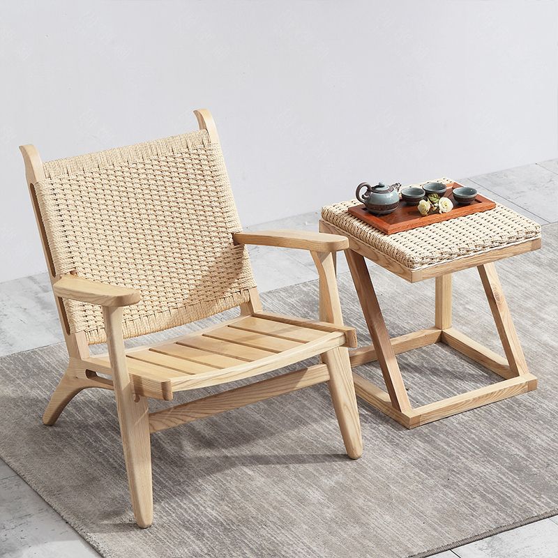 Reclining Lounge Chair Solid Wood Frame Chair for Living Room Clearhalo 'Accent Chairs' 'accent_chairs' 'Chairs & Seating' 'furn' 'furn_accent_chairs' 'Furniture' 'Living Room Furniture' 1200x1200_b442b808-19f6-4095-983b-1905315fd5e0