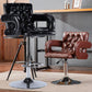 Modern Armed PU Upholstery Bar Stool Adjustable Swivel Backrest Counter Chair Clearhalo 'Bar Furniture' 'Bar Stools' 'bar_stools' 'furn' 'furn_bar_stools' 'furniture_bar_stools' 'Kitchen & Dining Furniture' 'kitchen&dining_furn' 'kitchen' 'kitchen_furn' Furniture' 1200x1200_b4437f7b-d74c-462c-b443-a35cb3f607f5