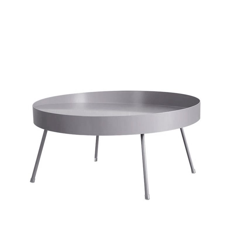 Mid-century Modern 4 Legs Cocktail Table Metal Round Coffee Table Clearhalo 'Coffee & Accent Tables' 'End & Side Tables' 'end_side_table' 'end_side_tables' 'furn' 'furn_end_side_tables' 'Furniture' 'furniture_end_side_table' 'Living Room Furniture' 1200x1200_b4439c58-5c8c-48cc-958f-099d8c9d1858
