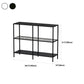 Contemporary Style Bookcase Metal Open Back Bookshelf for Home Office Use