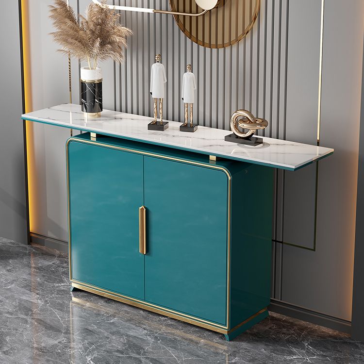 Tavolo console rettangolare glam tavolo da divano console in legno per sala