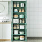 Green Bambus Buffet Server mit einstellbarem Regal Modern Dining Server