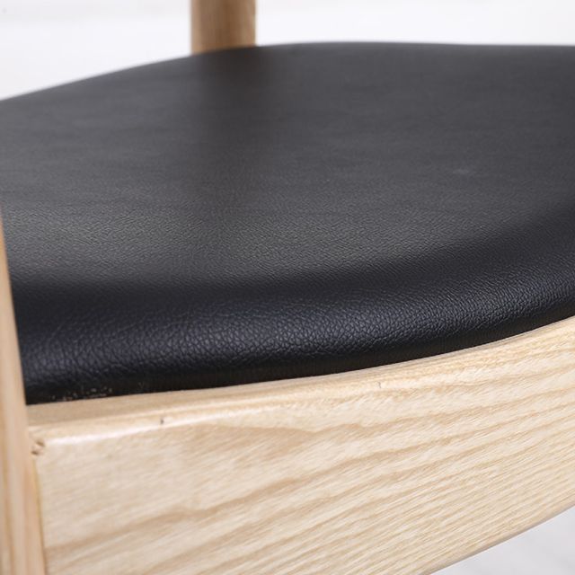 Scandinavian Style Wood Dining Side Chair Home Open Back Dining Side Chair with Arm Clearhalo ' kitchen&dining_furn' 'Dining Chairs' 'Dining Tables & Seating' 'dining_chair' 'furn' 'furn_dining_chair' 'Furniture' 'furniture_dining_chair' 'Kitchen & Dining Furniture' 'kitchen' 1200x1200_b447aa50-8ee1-4f7e-8244-af8857cf498b