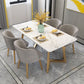 Traditional Luxury Rectangle Dining Site Table Marble Dining Room Home Furniture Clearhalo ' dining_table' 'Dining Tables & Seating' 'Dining Tables' 'furn' 'furn_dining_table' 'Furniture' 'furniture_dining_table' 'Kitchen & Dining Furniture' 'kitchen&dining_furn' 'kitchen' 'kitchen_dining_table' 1200x1200_b448e354-270f-4366-8d75-2da3c590b8fe