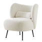 27.5"Wide Pillow Back Armless Slipper Accent Chair for Bedroom Clearhalo 'Accent Chairs' 'accent_chairs' 'Chairs & Seating' 'furn' 'furn_accent_chairs' 'Furniture' 'Living Room Furniture' 1200x1200_b449a3f0-7c6e-4663-99bc-cbd0a224a2a4