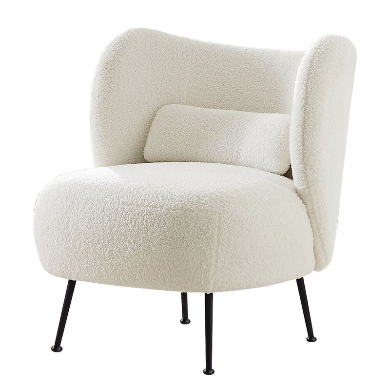27.5"Wide Pillow Back Armless Slipper Accent Chair for Bedroom Clearhalo 'Accent Chairs' 'accent_chairs' 'Chairs & Seating' 'furn' 'furn_accent_chairs' 'Furniture' 'Living Room Furniture' 1200x1200_b449a3f0-7c6e-4663-99bc-cbd0a224a2a4