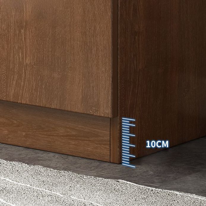 Puerta de vidrio aparador de madera artificial gabinete de servidor moderno con almacenamiento para sala de estar