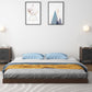 Mid-Century Modern Platform Bed Solid Wood Platform Bed Frame Mattress Included