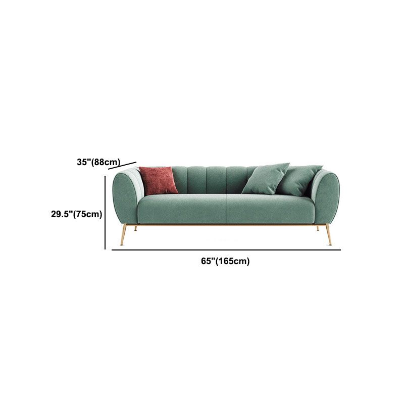 Fabric Sofa with Pillow Sewn Back and Tuxedo Arm for Living Room Clearhalo 'furn' 'furn_sofas' 'Furniture' 'Living Room Furniture' 'Sofa' 'sofas' 1200x1200_b44ede88-bcce-4f37-9661-68d286ebf0ec