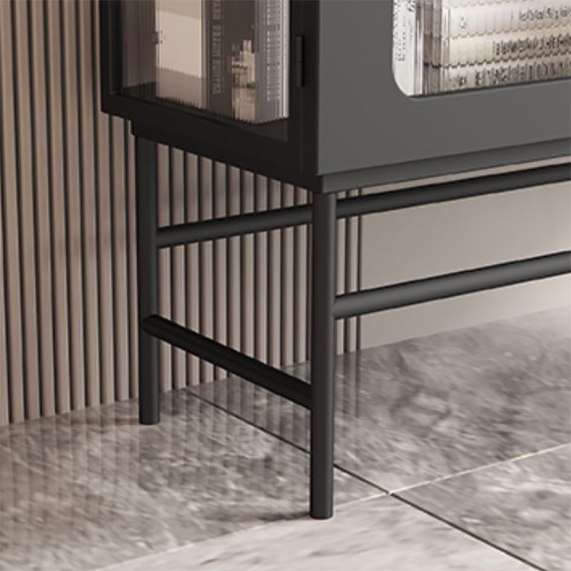 Curio Curio Curio Curio Metal Porte in vetro armadio per sala da pranzo