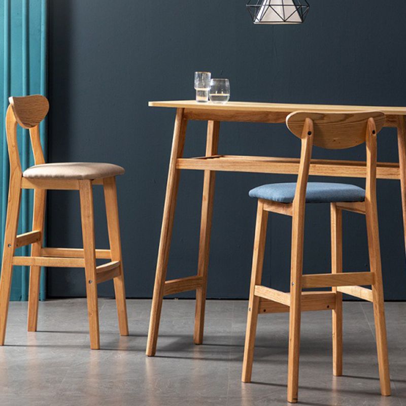 Scandinavian Padded Feet Barstools Restaurant Solid Wood Counter Barstool Clearhalo 'Bar Furniture' 'Bar Stools' 'bar_stools' 'furn' 'furn_bar_stools' 'furniture_bar_stools' 'Kitchen & Dining Furniture' 'kitchen&dining_furn' 'kitchen' 'kitchen_furn' Furniture' 1200x1200_b457efa7-680e-44f3-9c74-2a586ac233a0