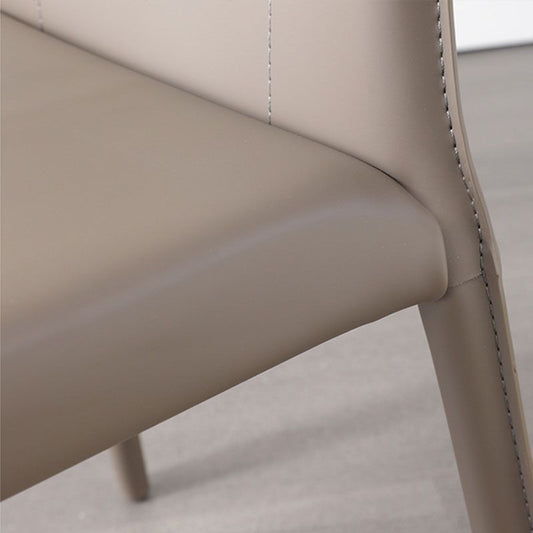 Silla de comedor moderna para ala para acabado mate de cocina silla lateral casera