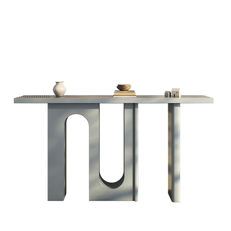 Artificial Wooden Console Accent Table with Rectangle Table for Hall