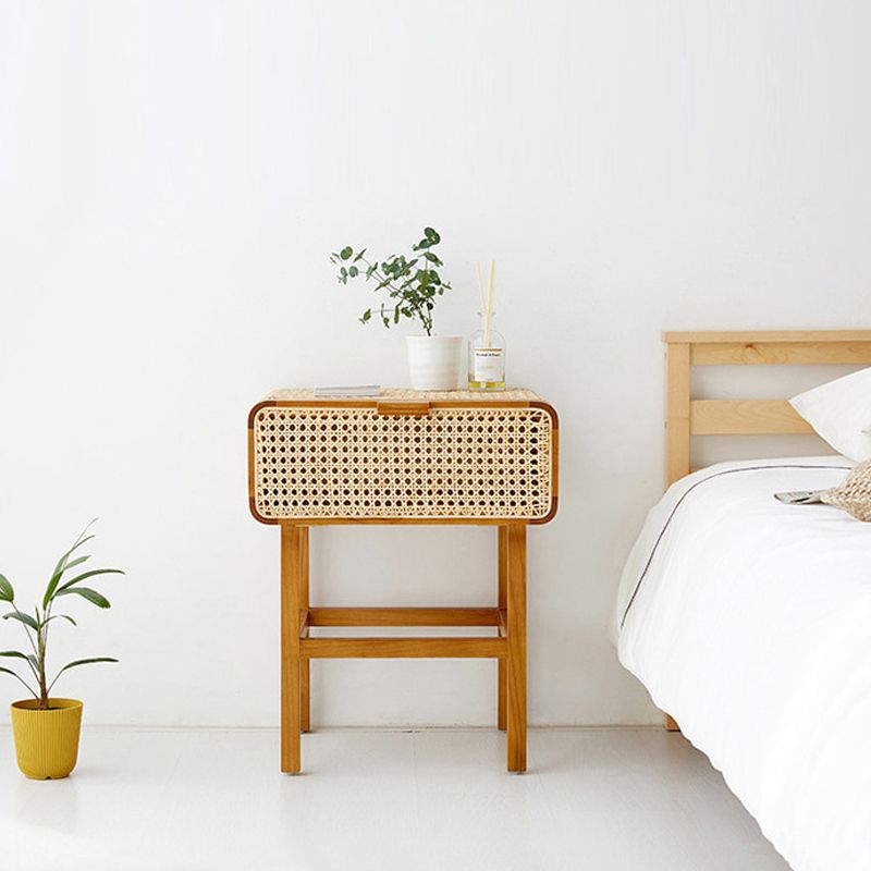 Contemporary Lower Shelf Nightstand Wooden Bedside Cabinet with Door for Bedroom Clearhalo 'Bedroom Furniture' 'furn' 'furn_night_stand' 'Furniture' 'night_stand' 'Nightstands' 1200x1200_b45d3994-eb04-4658-a09b-64c83df64b26