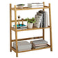 Contemporary Open Back Bamboo Bookshelf Ladder Bookcase with Shelves Clearhalo 'Bookcases' 'furn' 'furn_bookcases' 'Furniture' 'Office Furniture' 1200x1200_b45d41d1-7e4c-4d65-944b-b8bbcc9932b9