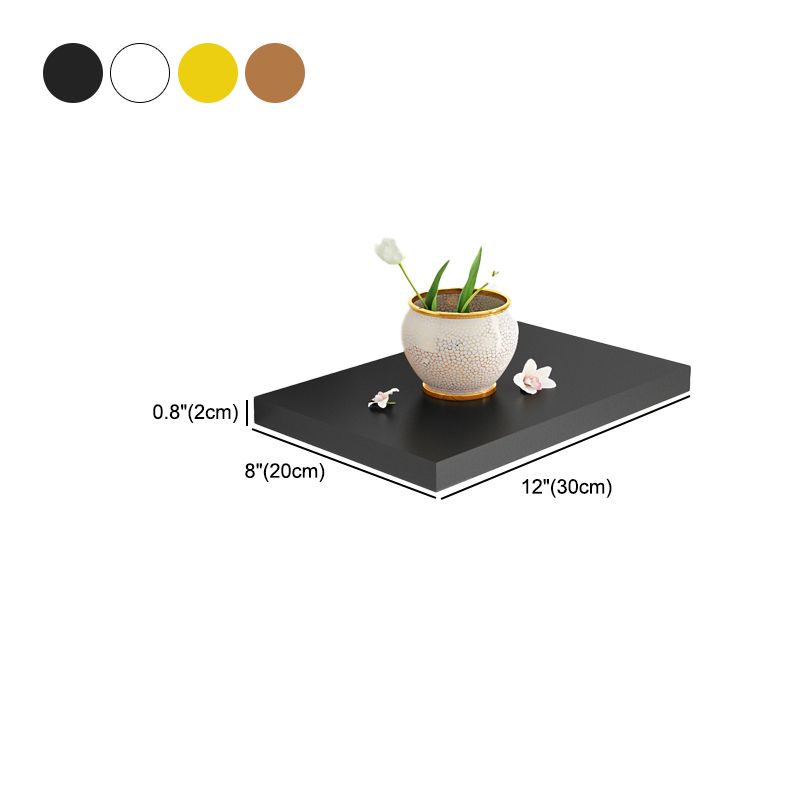 Contemporary Wood Bookshelf Closed Back Wall Mounted Bookcase for Office Clearhalo 'Bookcases' 'furn' 'furn_bookcases' 'Furniture' 'Office Furniture' 1200x1200_b45d6eca-aadf-4f8a-a9aa-b874349242bf