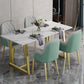 Luxury Style Sintered Stone Dining Table Double Pedestal Base Rectangle Table for Home Clearhalo ' dining_table' 'Dining Tables & Seating' 'Dining Tables' 'furn' 'furn_dining_table' 'Furniture' 'furniture_dining_table' 'Kitchen & Dining Furniture' 'kitchen&dining_furn' 'kitchen' 'kitchen_dining_table' 1200x1200_b45e1b30-e6f6-41d5-ba79-9a772e034eb9