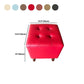 Pure Color Square Standard Modern Wine Red Leather Ottoman for Living Room Clearhalo 'furn' 'furn_ottomans_poufs' 'Furniture' 'Living Room Furniture' 'Ottomans & Poufs' 'ottomans_poufs' 1200x1200_b46164e3-970e-4be7-be81-6d17286e2034