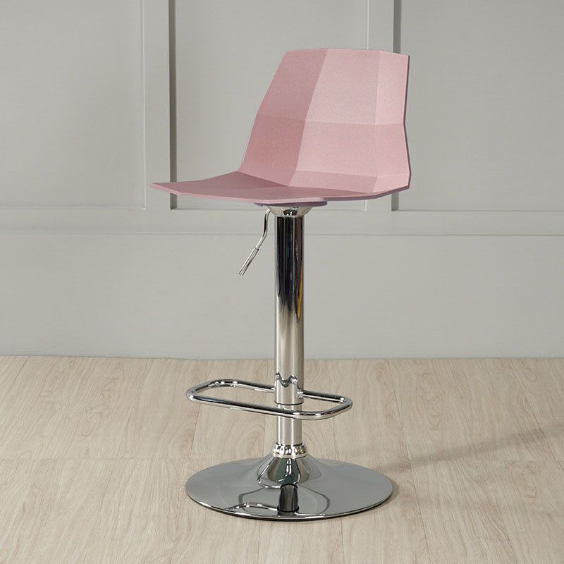 Contemporary Swivel Adjustable Height Stool Matte Finish Plastic Home Barstool Clearhalo 'Bar Furniture' 'Bar Stools' 'bar_stools' 'Furniture' 'furniture_bar_stools' 'Kitchen & Dining Furniture' 1200x1200_b46202e4-7846-47ba-a4d0-daf879f4f1aa