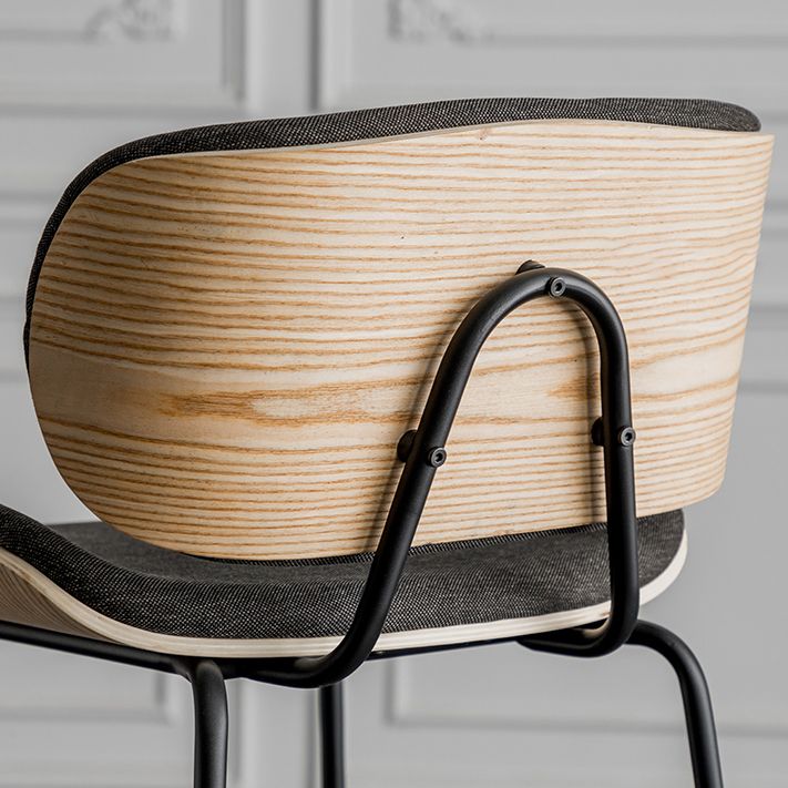 Industrial Armless Bar Stool Low Back Counter Bar Stool for Home Clearhalo 'Bar Furniture' 'Bar Stools' 'bar_stools' 'furn' 'furn_bar_stools' 'Furniture' 'Kitchen & Dining Furniture' 1200x1200_b462ea6a-5975-4977-97d3-cf774dc2e177