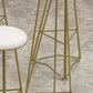 Traditionele luxe bartafelset 1/3/5-delige toonbankset met metalen voet